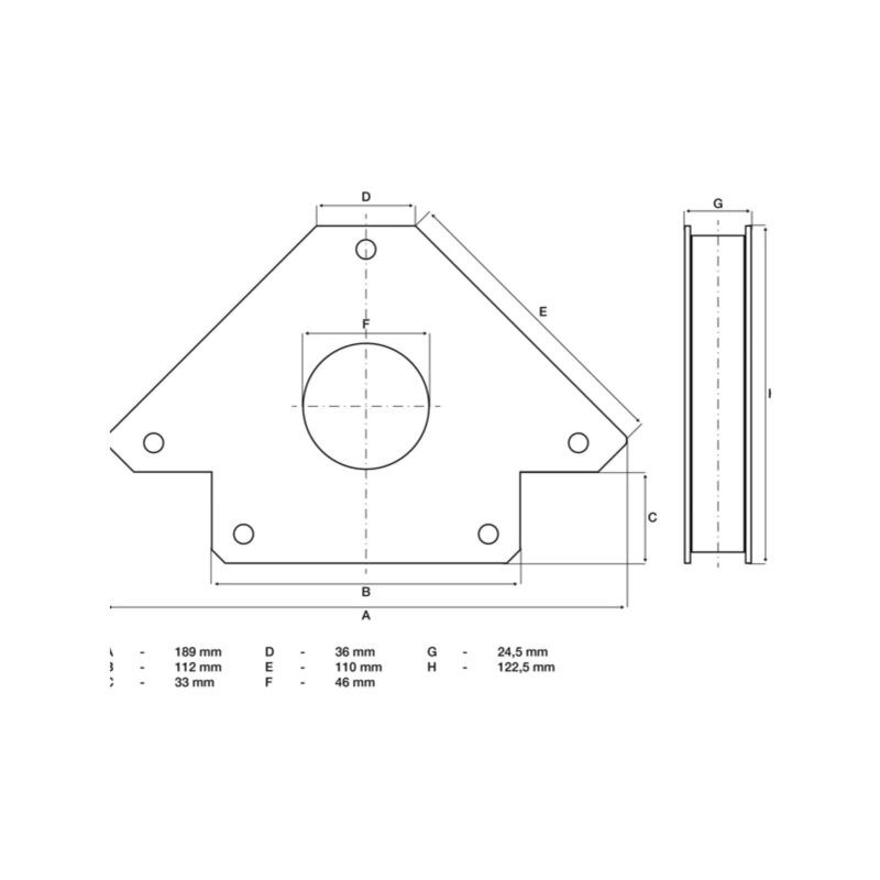 MAGNETNI DRŽAČ 33kg BGS 3009