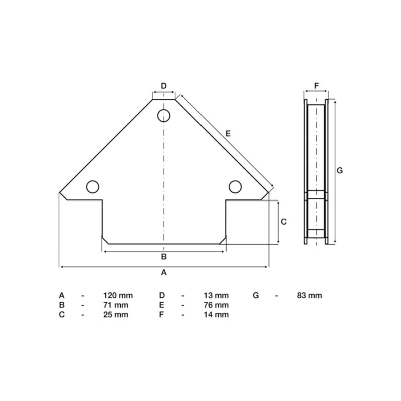 BGS MAGNETNI DRŽAČ 33kg BGS 3007