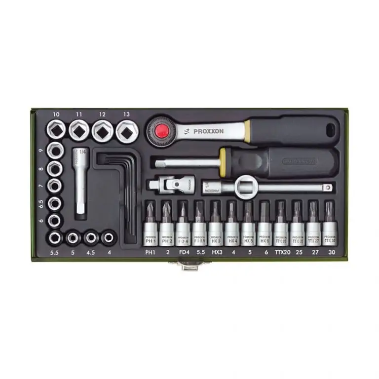 Set nasadnih ključeva 1/4“ 36-dijelni Proxxon PX23080
