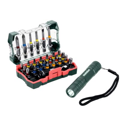 Set bitova Metabo Bit Box 29 dj + mini lampa