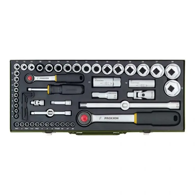 Set nasadnih ključeva 1/4“ i 1/2“ 56-dijelni Proxxon PX23040