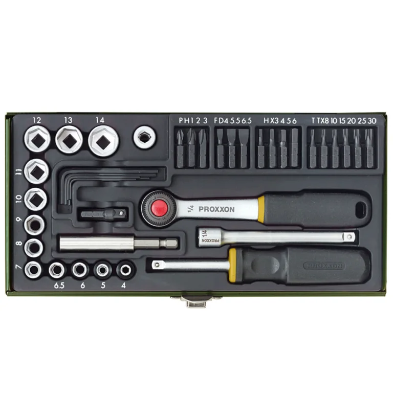 Set nasadnih ključeva 1/4'' 4-14 mm 39-dijelni Proxxon PX23070