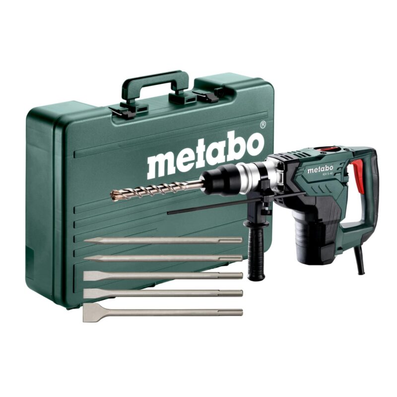 Čekić - bušilica Metabo KH 5-40 SDS MAX + set špica/sjekač 5dj