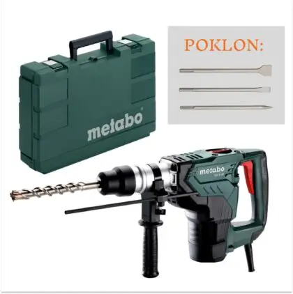 Čekić-Bušilica Metabo KH 5-40 SDS-MAX + 3 špica/sjekač