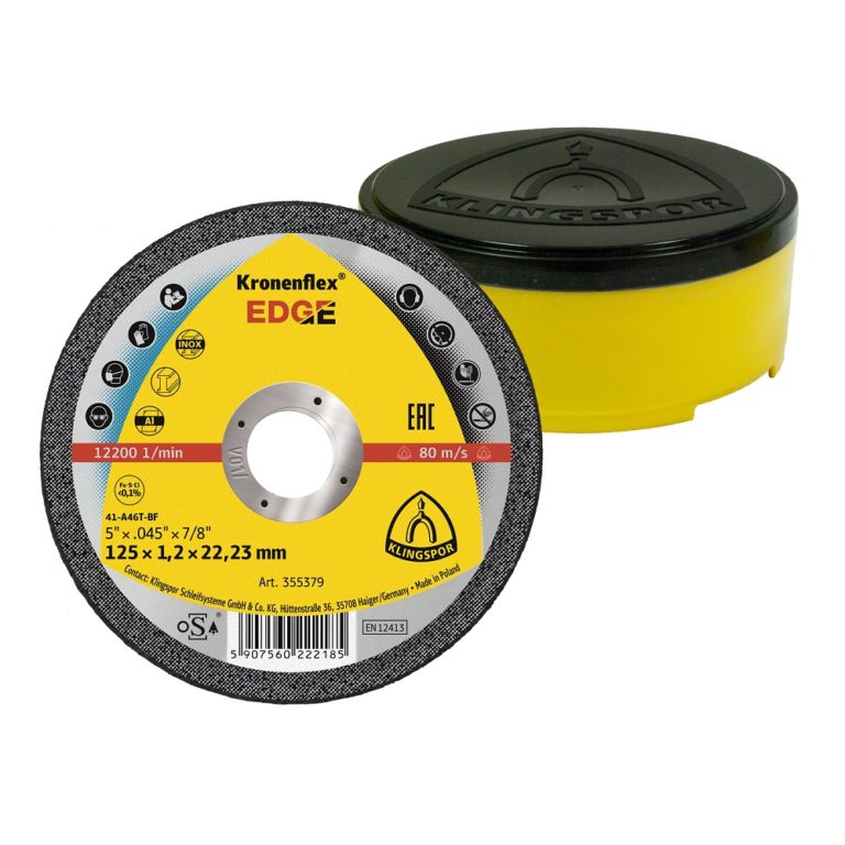 Rezna ploča Klingspor Kronenflex EDGE 125/115 x 1,2 x 22,23