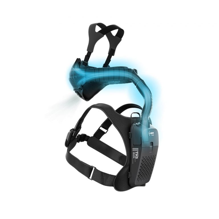 SWISS AIR BLACK Optrel respiratorna zaštitna polumaska