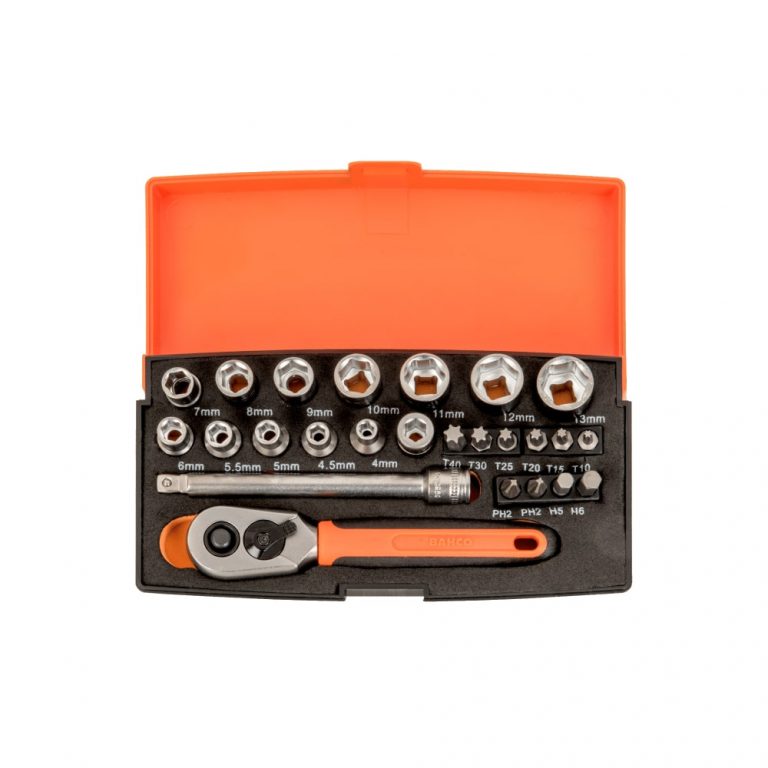 Set nasadnih ključeva sa račnom Bahco SL 25, 25-dijelni