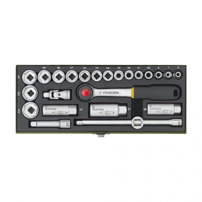 Set nasadnih ključeva sa račnom 3/8