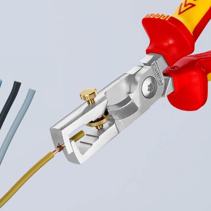 Kliješta za skidanje izolacije sa škarama za kabele KNIPEX StriX 13 66 180