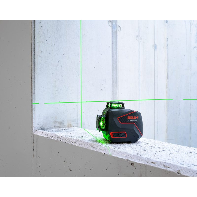 Laserski nivelir zeleni Sola Plano 3D Professional + postolje FST