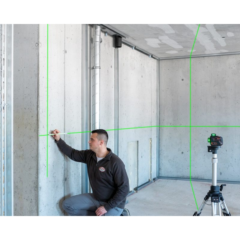 Laserski nivelir zeleni Sola Plano 3D Professional + postolje FST