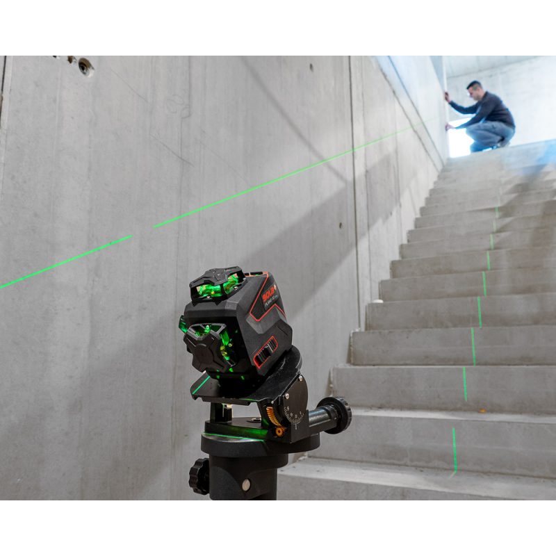 Laserski nivelir zeleni Sola Plano 3D Professional + postolje FST