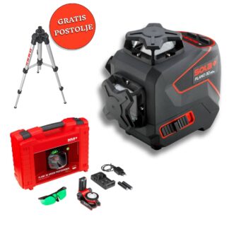 Laserski nivelir zeleni Sola Plano 3D Professional + postolje FST