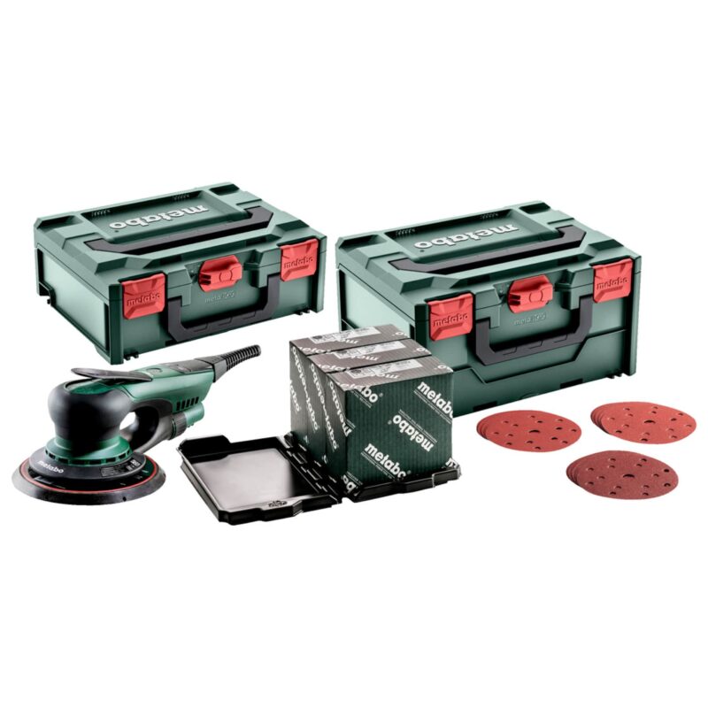 Aku set ekscentrična brusilica Metabo SXE 150-5.0 BL – 691039000