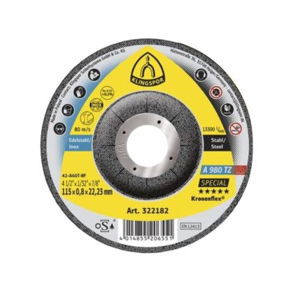 Rezna ploča Klingspor A 980 TZ Special 115x0,8x22.23