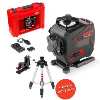 Laserski nivelir zeleni Sola Plano 4D Professional + GRATIS postolje FST