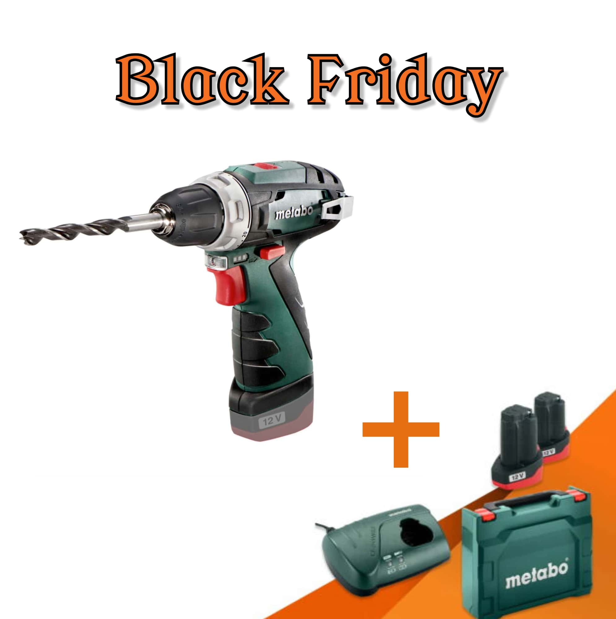 Bušilica-odvijač aku Metabo SET PowerMaxx BS Basic 12V