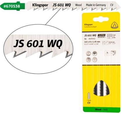 List ubodne pile za metal Klingspor JS 601WQ SUPRA