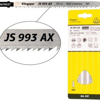 List ubodne pile univerzalni Klingspor JS 993 AX Special