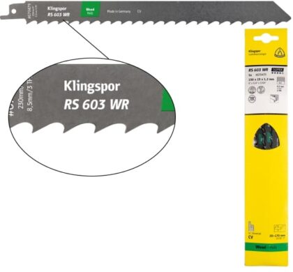 List sabljaste pile za drvo Klingspor RS 603 WR Supra