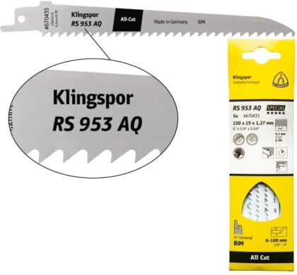 List sabljaste pile univerzalni Klingspor RS 953 AQ Special