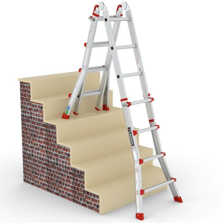 Ljestve multifunkcionalne sklopive aluminijske Toros