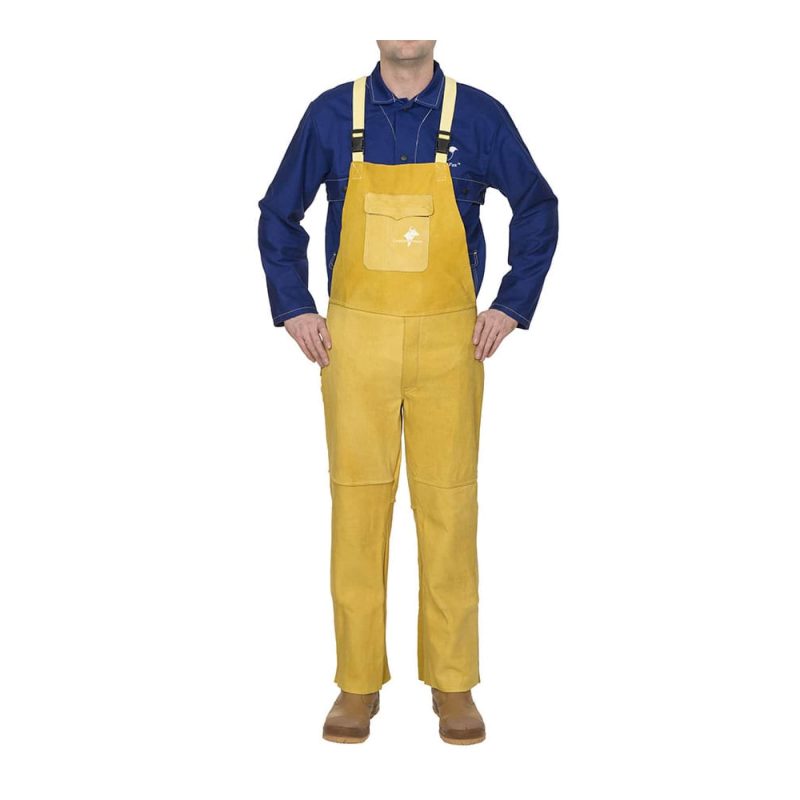 Hlače za zavarivanje sa zaštitom za prsa Weldas 44-5600 Golden Brown™