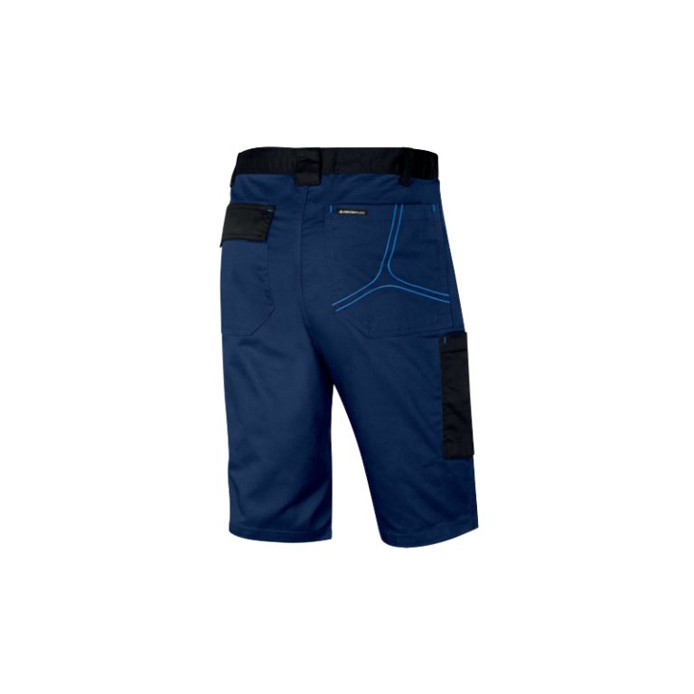 Hlače radne kratke bermude M2BE3 Tamnoplava-Royal plava