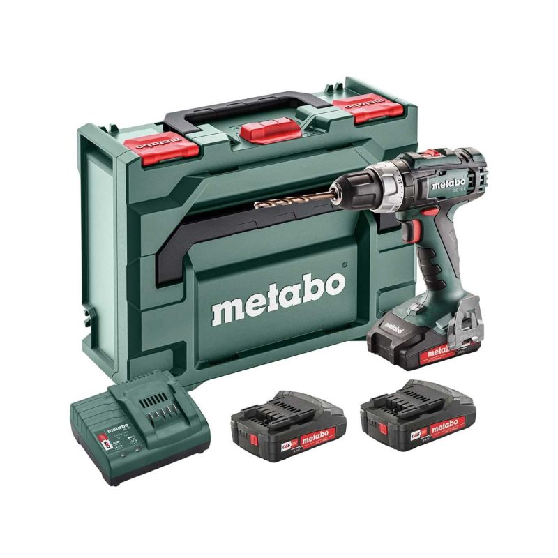 Akumulatorski udarna bušilica-odvijač Metabo BS 18 L 2x2 Ah