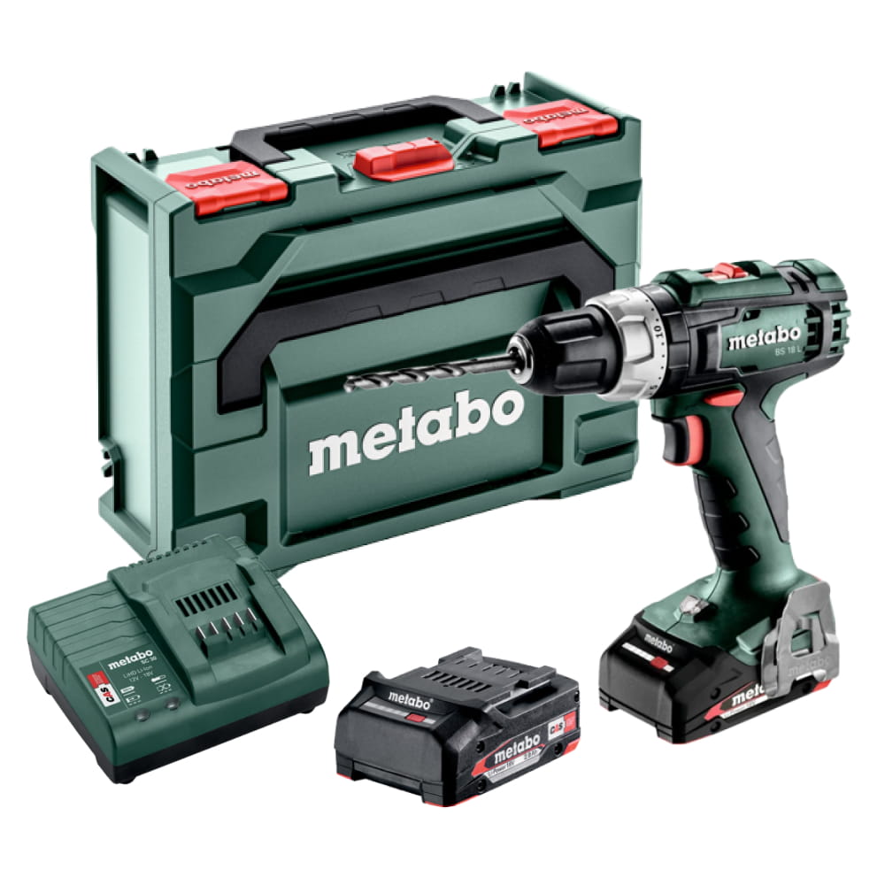 Akumulatorski udarna bušilica-odvijač Metabo BS 18 L 2x2 Ah