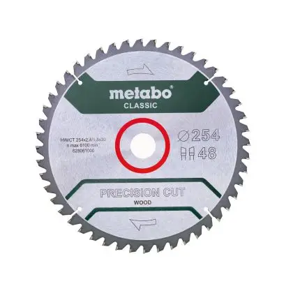 List kružne pile za drvo Metabo - 254x30 Z48 WZ 5°