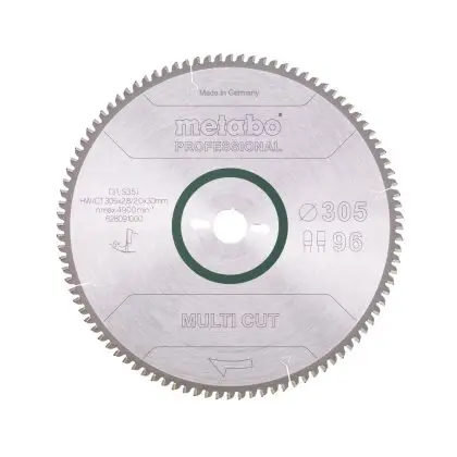 List kružne pile Metabo - 305x30 Z96 FZ/TZ 5°