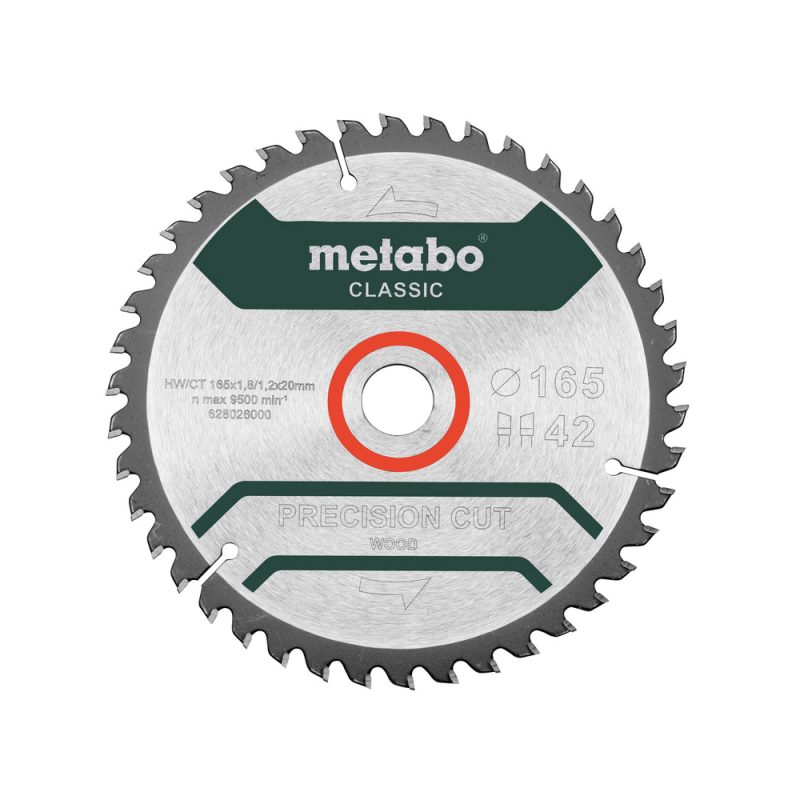 List kružne pile za drvo Metabo - 165x20 Z42 WZ 5°