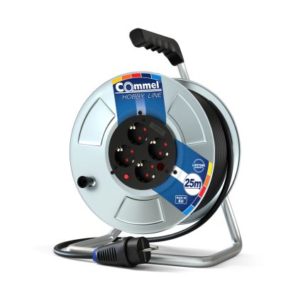 Produžni kabel - motalica COMMEL 280mm 3x2.5 25m 0929 GG/J