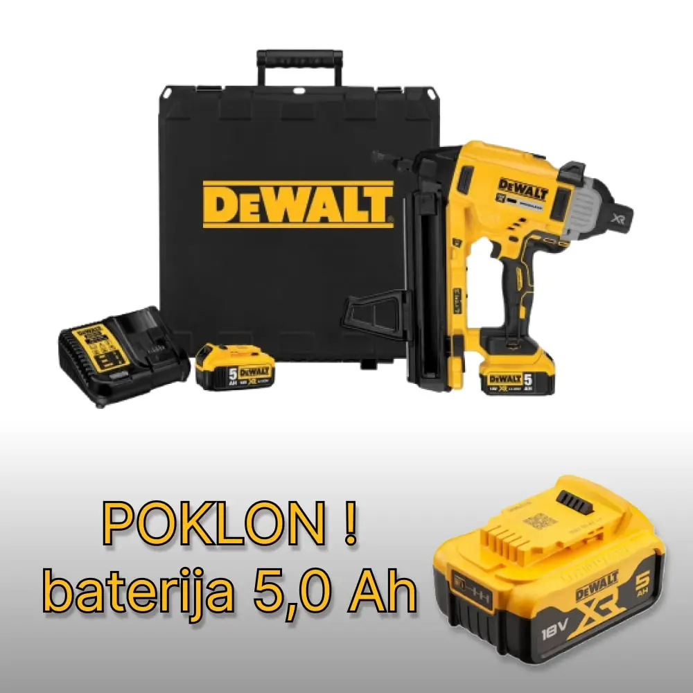 Aku pištolj za čavle DeWALT DCN890P2