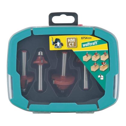 WOLFCRAFT komplet glodala HM profilni 8754000