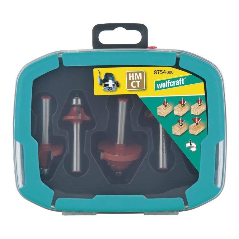 WOLFCRAFT komplet glodala HM profilni 8754000