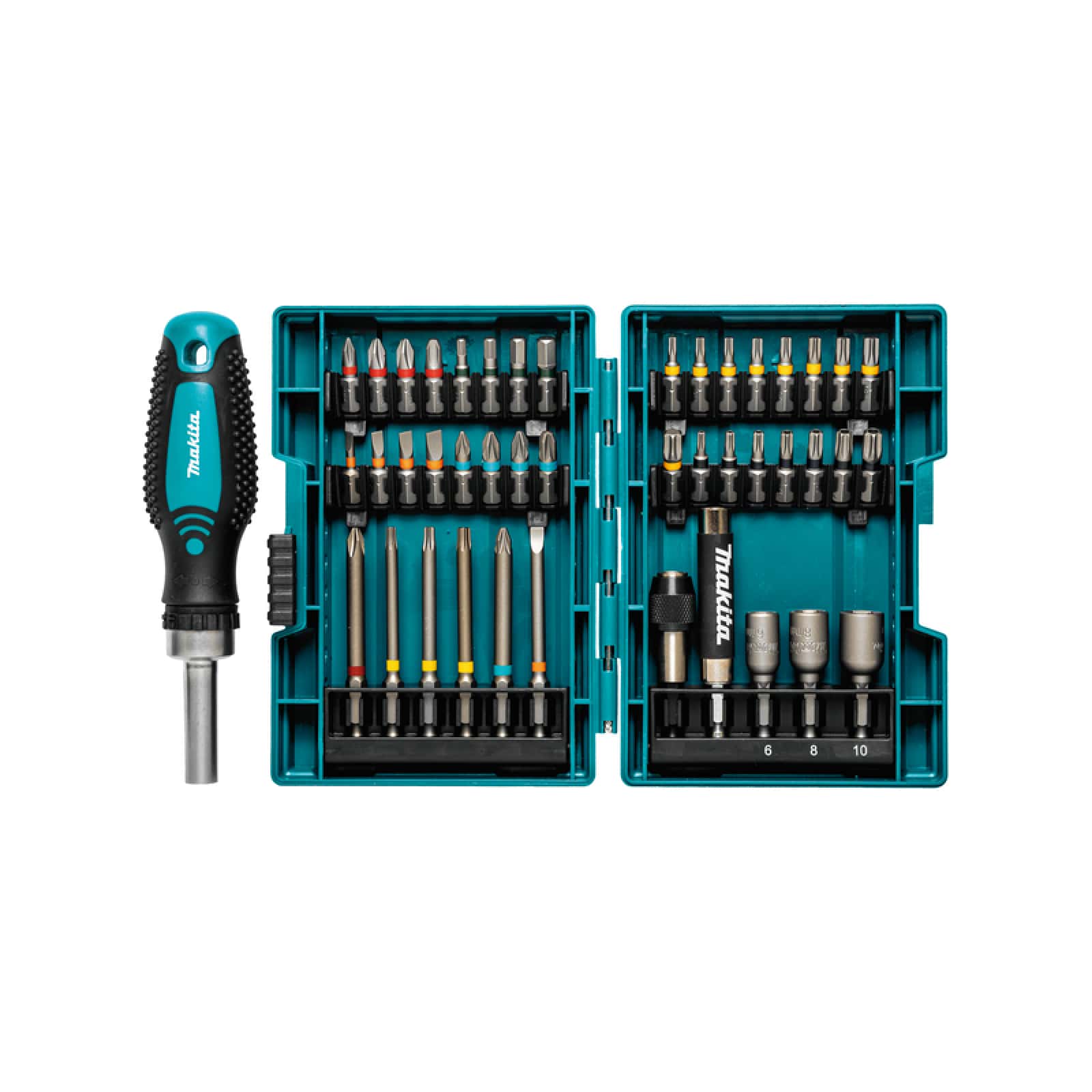 Set bitova i nasadnih ključeva sa račnom Makita E-25096 43/1