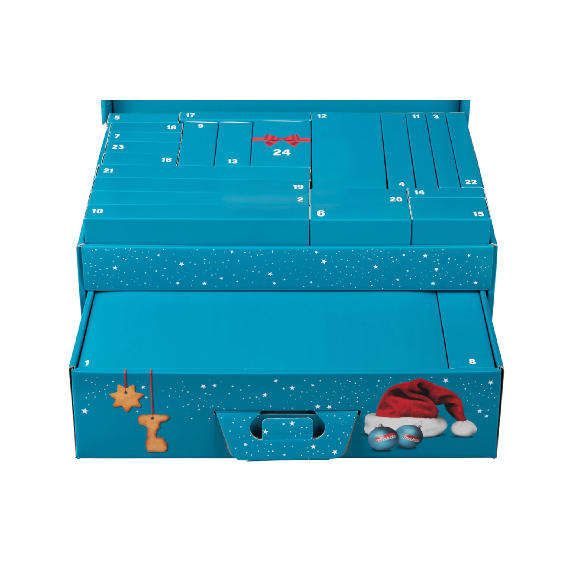 Set bitova i svrdala Makita P-84816 73-djelni - Adventski kalendar