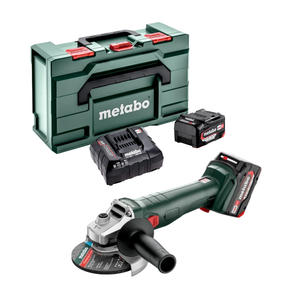 Brusilica kutna aku Metabo W 18 L 9-125 Quick 2x5,2Ah