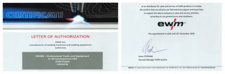 PROBE d.o.o. postao službeni distributer EWM aparata za zavarivanje