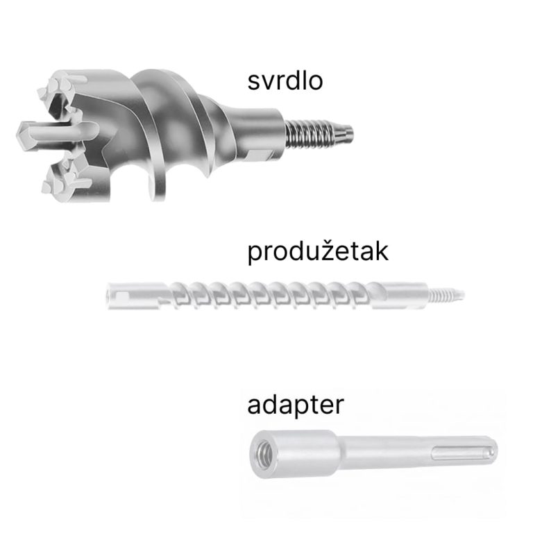 Svrdlo probojno Makita SDS-MAX 35-90 mm