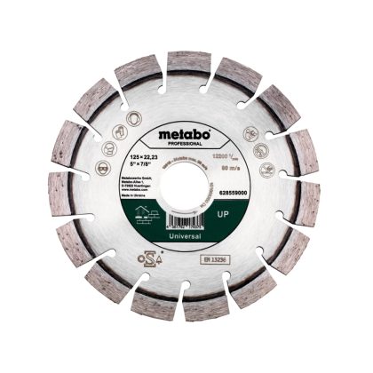 Dijamantna rezna ploča 125x22.23 univerzalna Metabo "UP professional" 628559000