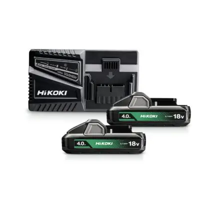 HiKoki aku power set 2x 4,0 Ah BSL1840M + punjač univerzalni UC18YFSL