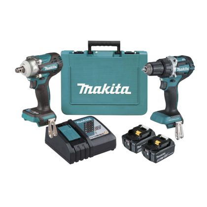 Akumulatorski set Makita DDF484RTE + DTW301Z 18V