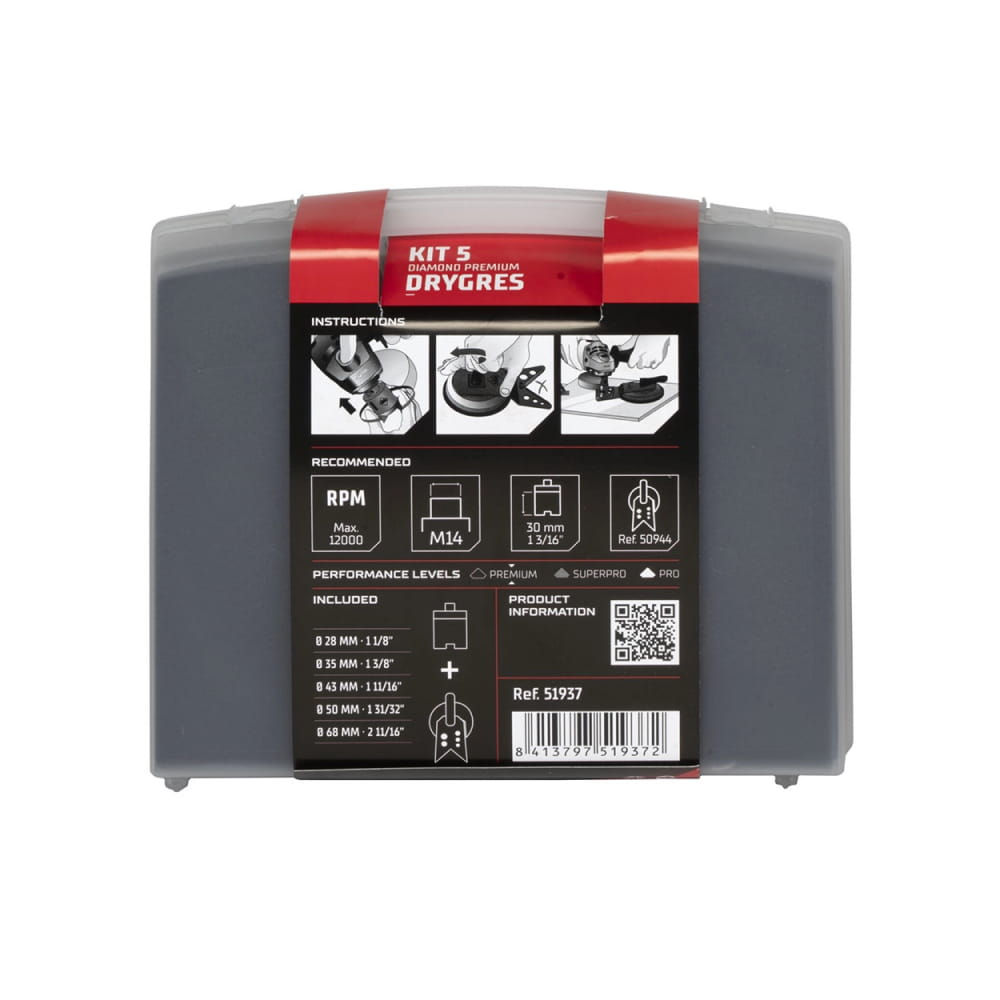 Rubi 51937 KIT Drygres Premium