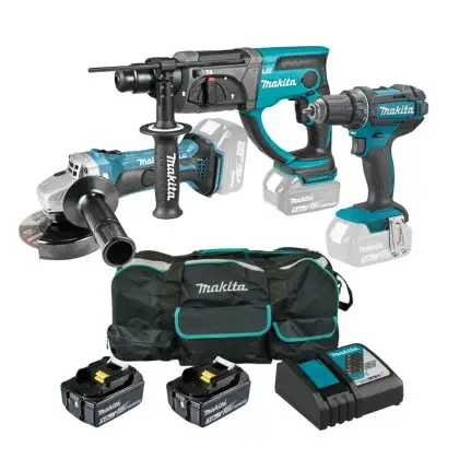 Akumulatorski set Makita DLX3121T 18V